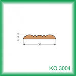 Krycia lišta - KO3004 /na objednávku - min. odber 100 m