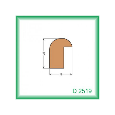 Zasklievacia lišta - D2519